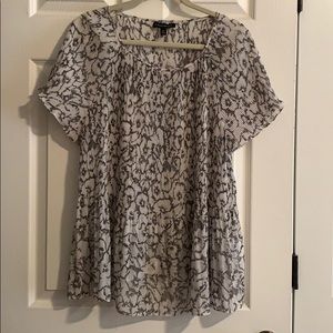 Banana Republic Floral Chiffon Blouse